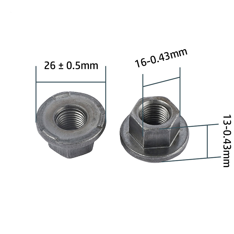 Hex Weld Lock مع شفة