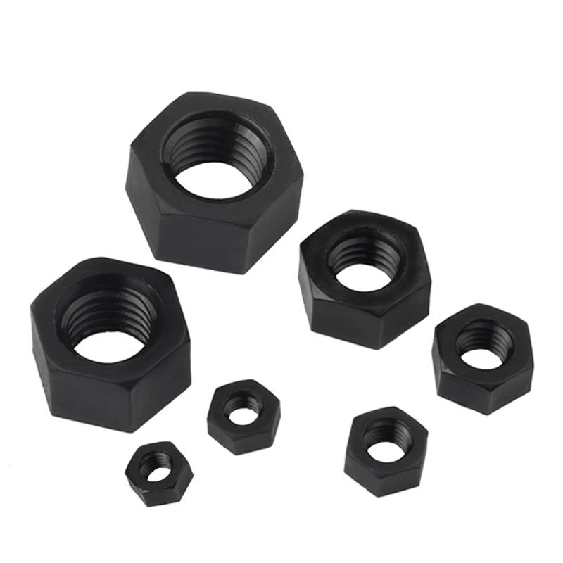 single chamfered hexagonal nut