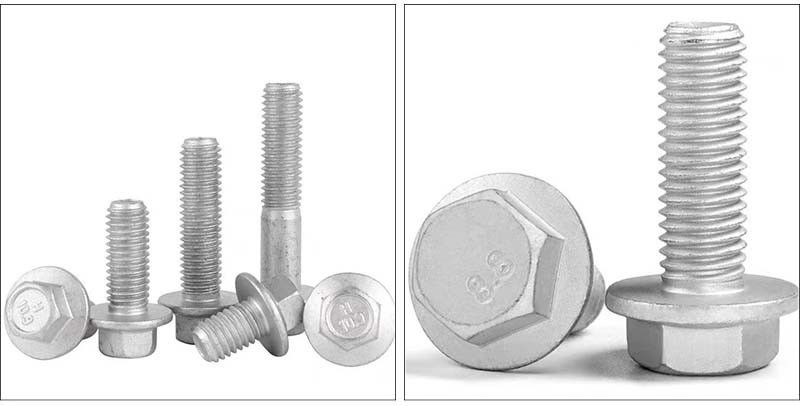 Hexagon flange bolts Types U