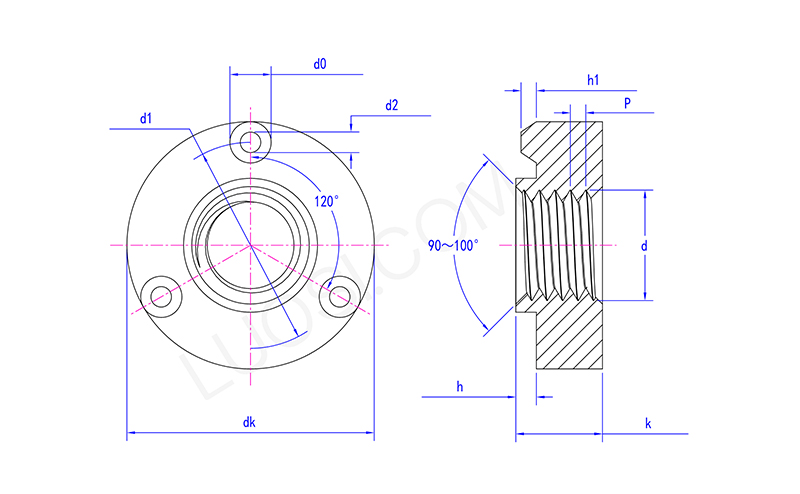 Efficient Weld Round Nuts
