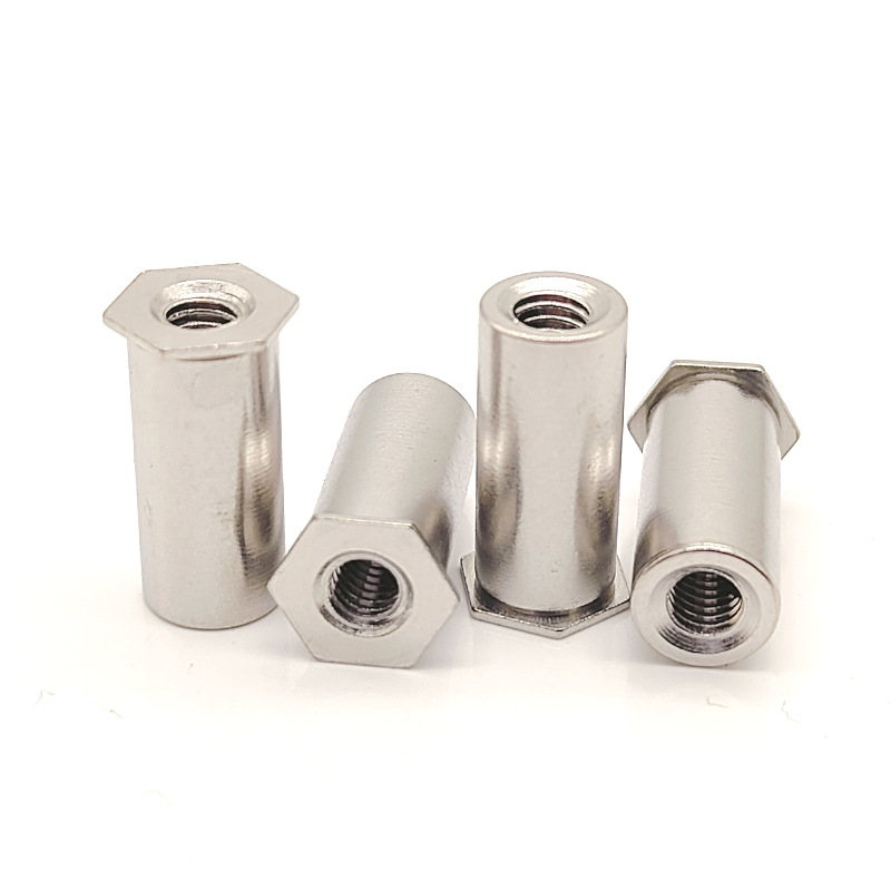 الزنك الأزرق من خلال ثقب الجوز برشام سداسية